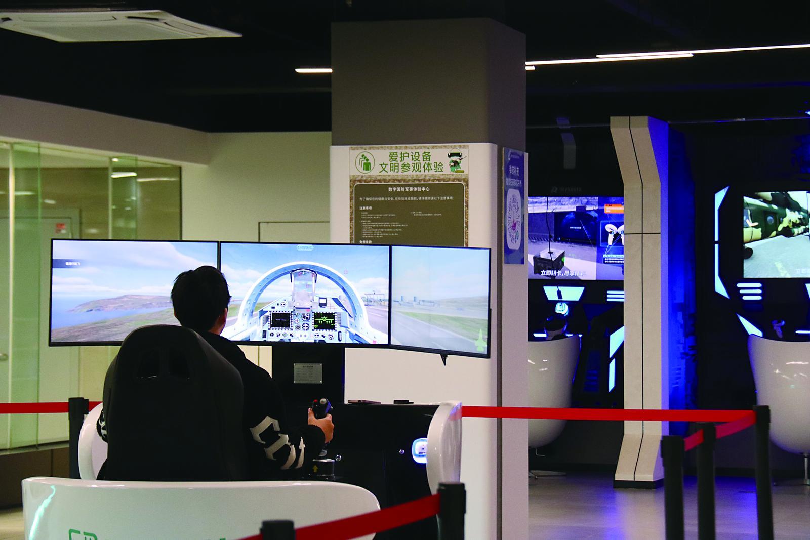 游客体验驾驶飞机